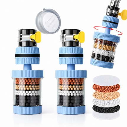 360° Rotating 6-Layer Water Purifier Filter